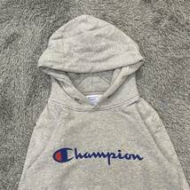 Champion チャンピオン スウェット パーカー プルオーバー サイズM グレー 灰色 メンズ トップス 最落なし （B16）_画像3