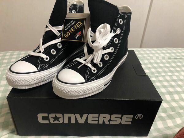 CONVERSE ブラック　22.5CM AS100 GORE－TEX HI コンバース