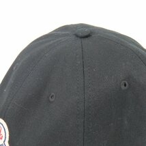 69049★1円スタート★MONCLER モンクレール 新品同様美品 ベースボール 帽子 キャップ コットン ブラック_画像5