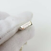 69063★1円スタート★HERMES エルメス 極美品 シェーヌダンクル ケリーチャーム アクセサリー 4.6g SH ブレスレット シルバー925_画像5