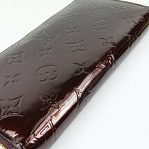 69408★1円スタート★LOUIS VUITTON ルイヴィトン 中極美品 ジッピー ヴィンテージ ヴェルニ ラウンドファスナー長財布 アマラント_画像5