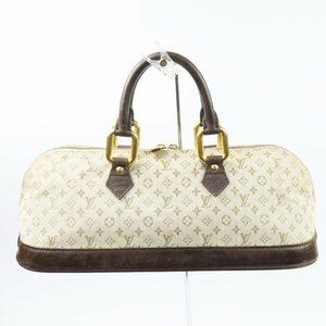 69471★1円スタート★LOUIS VUITTON ルイヴィトン アルマロン ヴィンテージ モノグラムミニラン ハンドバッグ キャンバス/レザー ブラウン