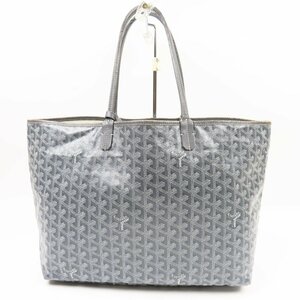 69576★1円スタート★GOYARD ゴヤール サンルイGM ラージトート ヘリボーン トートバッグ ゴヤールキャンバス グレー