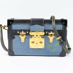 69706★1円スタート★LOUIS VUITTON ルイヴィトン プティットマル トランクバッグ 斜め掛けOK ミニバッグ エピデニム ショルダーバッグ