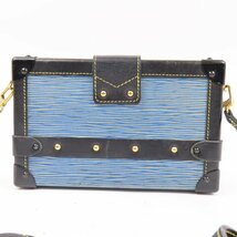 69706★1円スタート★LOUIS VUITTON ルイヴィトン プティットマル トランクバッグ 斜め掛けOK ミニバッグ エピデニム ショルダーバッグ_画像2