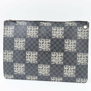 69263★1円スタート★LOUIS VUITTON ルイヴィトン 新品同様美品 ポシェットジュールGM クリストファーネメス グラフィット クラッチバッグ