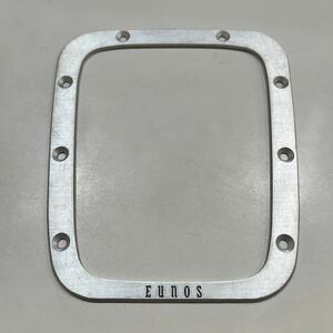  Mazda Eunos Roadster Logo attaching center console for shift plate panel NA original option Eunos Logo aluminium 