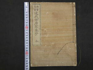 故実叢書　近代女房装束抄　和本　古文書