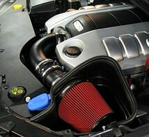 エアフィルター 銀色 セット 76mm 吸気管 フィルター 自動車用 エアインテークパイプ 汎用 シルバー_画像4