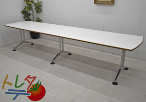 ウィルクハーン　ロゴン　大型会議テーブル　W3600　2020012206