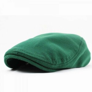ハンチング帽子 ニット帽子 Knit 薄目生地 カジュアル シンプル ポリ キャップ 帽子 55cm～57cm GN HC169-6
