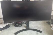 LG モニター ディスプレイ 34UC88-B 34インチ ウルトラワイド(3440×1440) IPS 曲面 中古 動作品_画像1