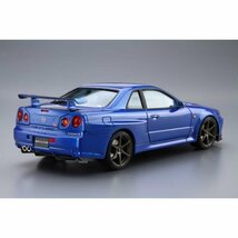 【プラモデル】AOSHIMA アオシマ文化教材社 1/24 日産 ニッサン NISSAN BNR34 スカイラインGT-R V-specⅡ '02/模型 ミニカー【送料800円】_画像3