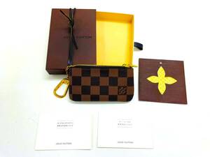 ☆未使用☆LOUIS VUITTON 　ルイヴィトン　ダミエ　ポシェット クレ　N６２６５８　キーリング付き　コインケース　小銭入れ　CT5125