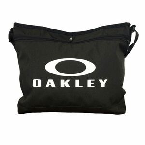 美品☆OAKLEY/オークリー☆ショルダーバッグ☆ビッグロゴ/小物/ブラック