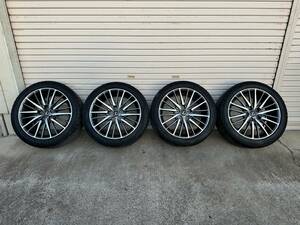 レクサス LS LS460 LS600h F-SPORT Fスポーツ 後期 19インチ 245/45R19 タイヤホイール BBS製 RV748 PCD120 19X8J +35 4本 セット