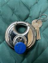 ABUS アバス シリンダー南京錠 ディスカス ステンレス　24IB-70 未使用 新品_画像1