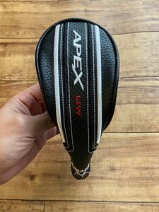 追跡送料込み！キャロウェイ Callaway APEX UW エーペックス ユーティリティヘッドカバー UT 番手変更可能 純正ヘッドカバー