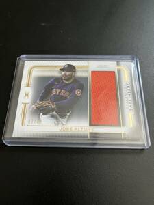 Jose Altuve 2023 Topps DEFINITIVE game-used jumbo relic /40