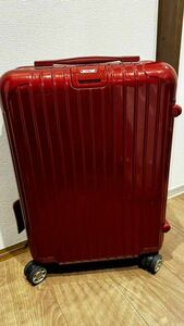 【希少人気モデル】RIMOWA SALSA DELUXE Oriental Redリモワ サルサ デラックス レッド 赤 32L 830.52.53.4 機内 4輪 スーツケース 高級