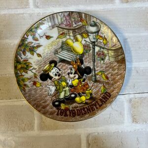 DE-733【保管品】ディズニー デコレーション皿　飾り皿 絵皿 インテリア ミッキーマウス Disney ミニーマウス　ディズニー記念皿