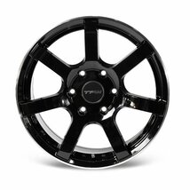 数量限定 \1スタート 200系ハイエース ホイール TAW Styling6 18X8.0J +37 6H139.7 グロスブラック/リムマシニング ホイール4本セット 18イ_画像3