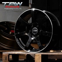 数量限定 \1スタート 200系ハイエース ホイール TAW Styling6 18X8.0J +37 6H139.7 グロスブラック/リムマシニング ホイール4本セット 18イ_画像9