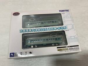 28/201☆TOMYTEC　京阪電車大津線80型　連結車・非冷房　Nゲージ　鉄道模型　鉄道コレクション　箱有【写真追加有】☆C1