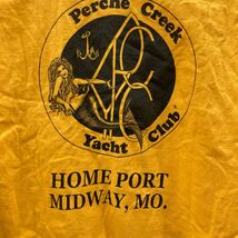 YK-4765 ※難あり 中古品 Parahe Creek Yacht Club Tシャツ 半袖 Midway,Missouri サイズ表記無し_画像2