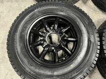 【東京引き取り限定】スタッドレス195/80R15 ブリザックVL10 ファブレスMC-9 4本_画像3