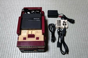 任天堂 ファミコン 本体 と ディスクシステム のセット。ソフト各種 カセット 12 ケ . ディスク 2枚