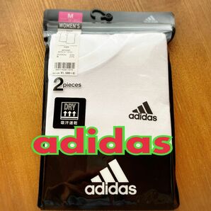 【adidas】新品　アディダスＴシャツ２枚セット　 アンダーウェア インナーシャツ