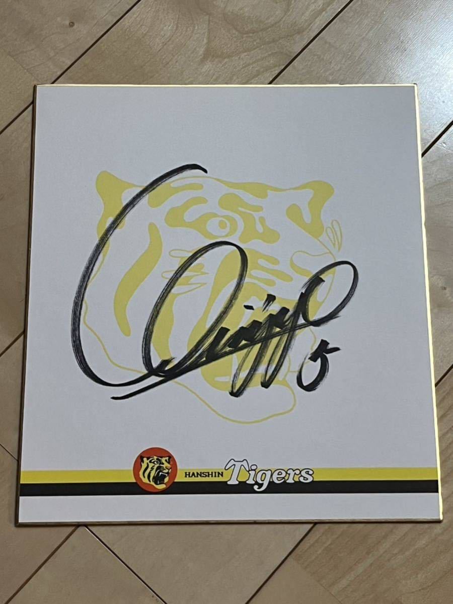 ◇Hanshin Tigers ◆Toshi Shinjo a dédicacé un autographe de ses jours actifs [autographe officiel de l'équipe], base-ball, Souvenir, Marchandises connexes, signe