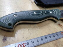 『H12B』スパイダルコ フォーリッジャー SPYDERCO FORAGER シースナイフ Jerry Hossom design N690C0 _画像7