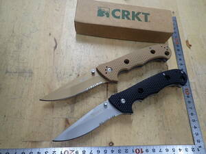 『H21B』CRKT フォールディングナイフ 2本（2点）まとめてセット HAMMNOND CRUISER / DESERT CRUISER 