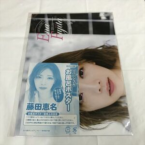 B17590 ◆未開封品 藤田恵名 リバーシブル お風呂ポスター 送料180円 ★5点以上同梱で送料無料★