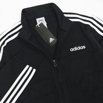 ★アディダス ADIDAS 新品 メンズ 3ストライプス トラックスーツ スポーツウェア 上下セット スーツ 黒 M [SETFM6303-M] 五 壱★QWER_画像3