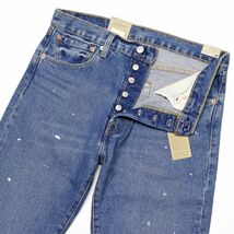 ★リーバイス Levis 501 新品 メンズ ペンキ加工 ボタンフライ ストレート ジーンズ デニム パンツ 30インチ[79830-0253-30]四 壱★QWER★_画像2