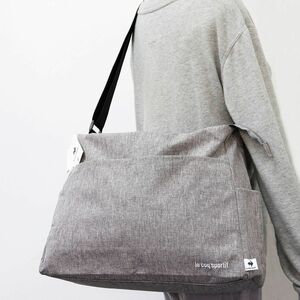 ★ルコック le coq sportif 新品 軽量 ポケットいっぱい 収納力 ななめ掛け ショルダー バッグ 鞄 かばん BAG 灰[36227-010]一 六★QWER★