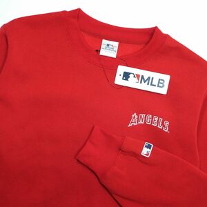 ★ロサンゼルス エンゼルス Angels MLB 新品 メンズ 保温 裏起毛 スウェット トレーナー Mサイズ [C0360MAT-05-M] 一 三 壱★QWER★