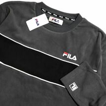 ★フィラ FILA 新品 メンズ 暖かい 両面フリース 長袖 シャツ パンツ 上下セット SET スーツ Lサイズ[SET204116GA-N7-L] 一 五 弐★QWER_画像3