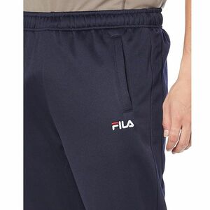 ★フィラ FILA 新品 メンズ UVカット 裏起毛 保温 トレーニング ジャージ ロング パンツ 紺 XLサイズ [443341-NV-LL] 一 四 参★QWER★