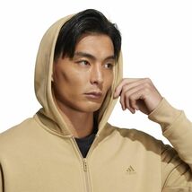 ★アディダス ADIDAS 新品 メンズ 裏起毛 MWORDスウェットFZフーディ スウェット パーカー ジャケット Mサイズ[HM26841N-M] 二 壱★QWER_画像4