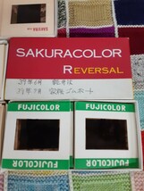 雑貨3】昭和38.39年 レトロポップ ケース さくら FUJI COLOR『スライドフィルム』個人撮影 クラシックカー 美少女 風景 他 印刷物 当時物_画像3