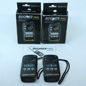 110d 念の為ジャンク 特定小電力トランシーバー YAESU 八重洲無線 2台 BOOMER PRO FTH-301M