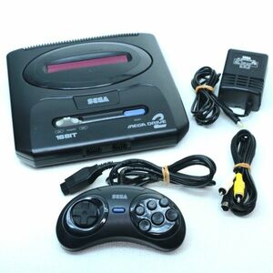 330d 起動確認 ジャンク セガ メガドライブ２本体 現状 SEGA MEGA DRIVE GENESIS