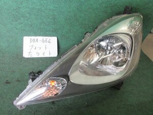 9kurudepa H22年 フィット DBA-GE6 前期 左 ヘッド ランプ ライト 33151-TF0-J01 ＨＩＤ [ZNo:06000474]