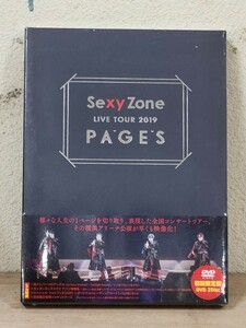 未開封 Sexy Zone ライブツアー2019 PAGES 初回限定盤 2DVD LIVE TOUR セクシーゾーン セクゾ