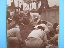 (J51)63 写真 古写真 船舶 軍艦 海軍生活 洗濯 水兵 大日本帝国海軍 日本海軍_画像2