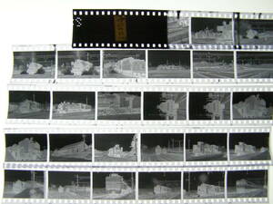 (B23)680 写真 古写真 鉄道 鉄道写真 蒸気機関車 D6031 D6063 C5752 ED731011 他 昭和46年9月 フィルム ネガ まとめて コマ 